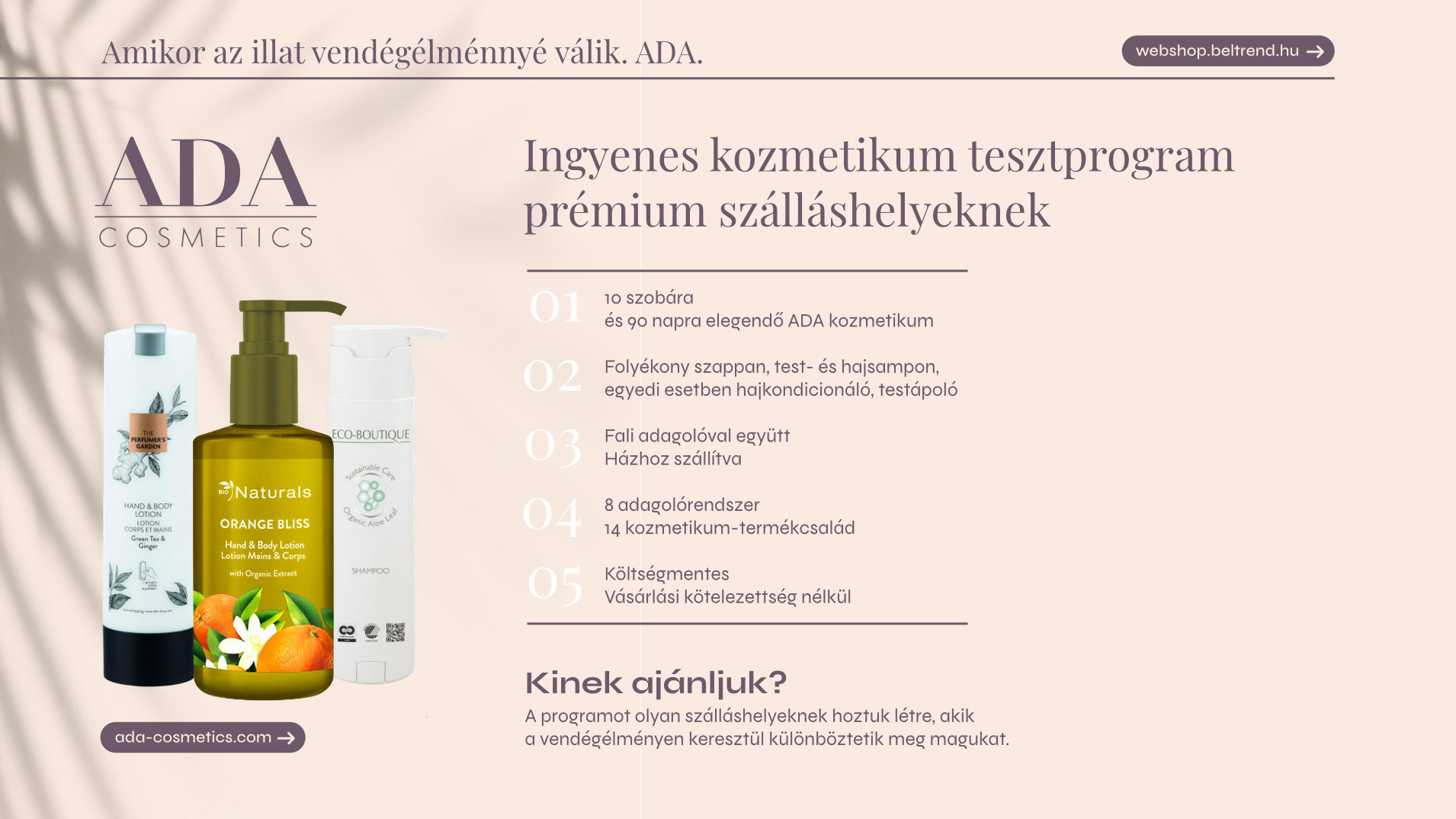 BelTrend webshop - A környezetbarát housekeeping termékek szakértője