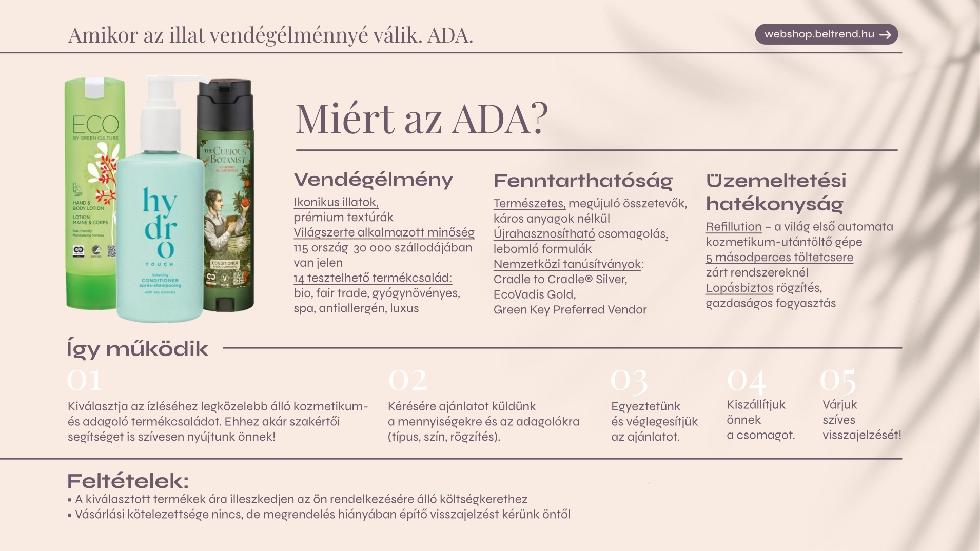 BelTrend webshop - A környezetbarát housekeeping termékek szakértője