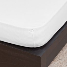   Naturtex Fehér 100% pamut jersey gumis lepedő, 160x200x25 cm , 150 g/m², fehér, 1 db/cs.