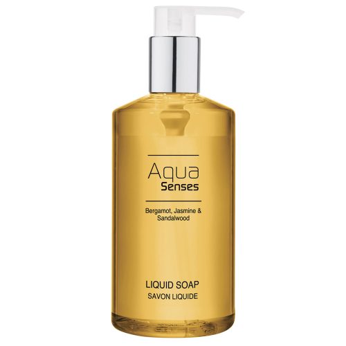Aqua Senses folyékony szappan pumpás adagolóval, 300 ml, 12 db/cs.