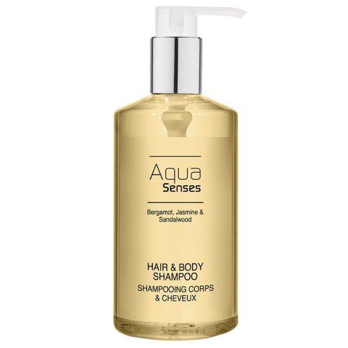 Aqua Senses test és hajsampon pumpás adagolóval, 300 ml, 12 db/cs.