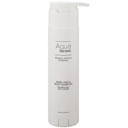   Aqua Senses 3 az 1-ben folyékony szappan, test- és hajsampon, SHAPE adagoló rendszer, 300 ml, 30 db/cs.