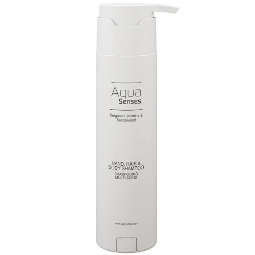 Aqua Senses 3 az 1-ben folyékony szappan, test- és hajsampon, Shape adagoló rendszer, 300 ml, 30 db/cs.