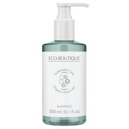   Eco Boutique Aloe Leaf & Green Tea sampon pumpás adagolóval, 300 ml, 12 db/cs.