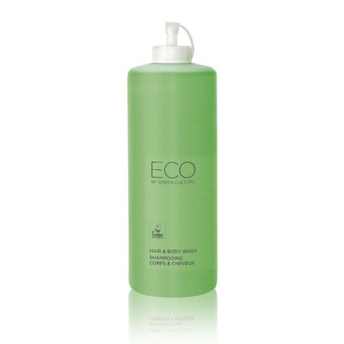 ECO by Green Culture 3 az 1-ben folyékony szappan, test és hajsampon utántöltő, 1000 ml, 9 db/cs.