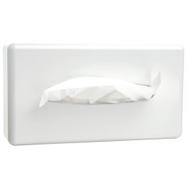   Kozmetikai kendő adagoló, falra szerelhető, fehér, 20 db/cs.