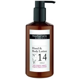   Naturals Remedies kéz- és testápoló pumpás adagolóval, 300 ml, 12 db/cs.