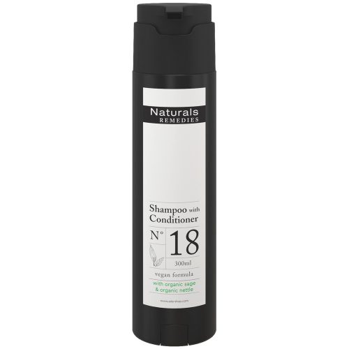 Naturals Remedies sampon kondicionálóval  SHAPE adagoló rendszerhez, 300 ml, 30 db/cs.