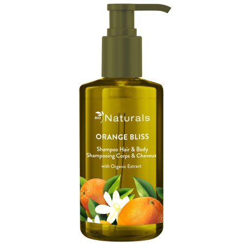 Naturals test és hajsampon pumpás adagolóval, 300 ml, 12 db/cs.