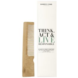 Think, Act & Live Responsible bambusz fésű, 100 db/cs.
