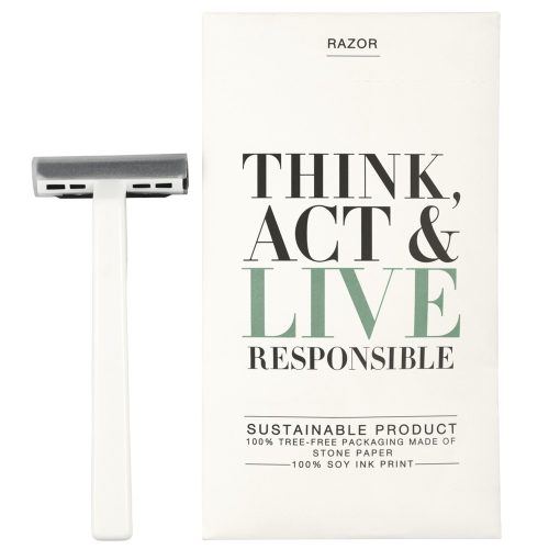 Think, Act & Live Responsible borotva bioalapú műanyaggal, 100 db/cs.