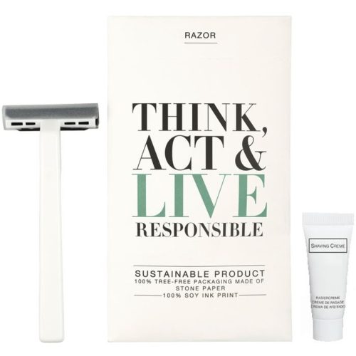 Think, Act & Live Responsible borotva & borotválkozó krém, 100 db/cs.