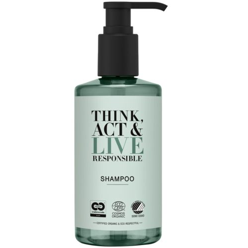 Think, Act & Live Responsible sampon Pump Dispenser adagolórendszerhez, 300 ml, 12 db/cs. 