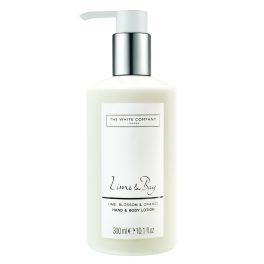   The White Company - Lime & Bay kéz és testápoló pumpás adagolóval, 300 ml, 12 db/cs.