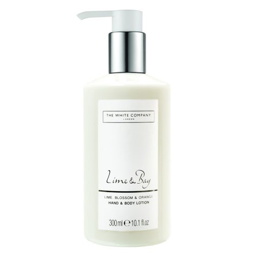 The White Company - Lime & Bay kéz és testápoló pumpás adagolóval, 300 ml, 12 db/cs.