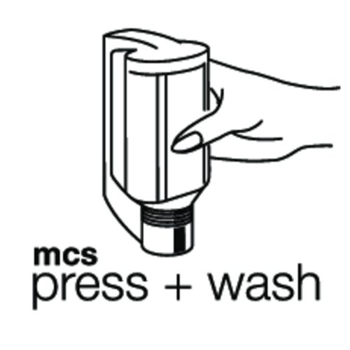 Press+Wash adagoló használatáról öntapadó címke, 10 db/cs.